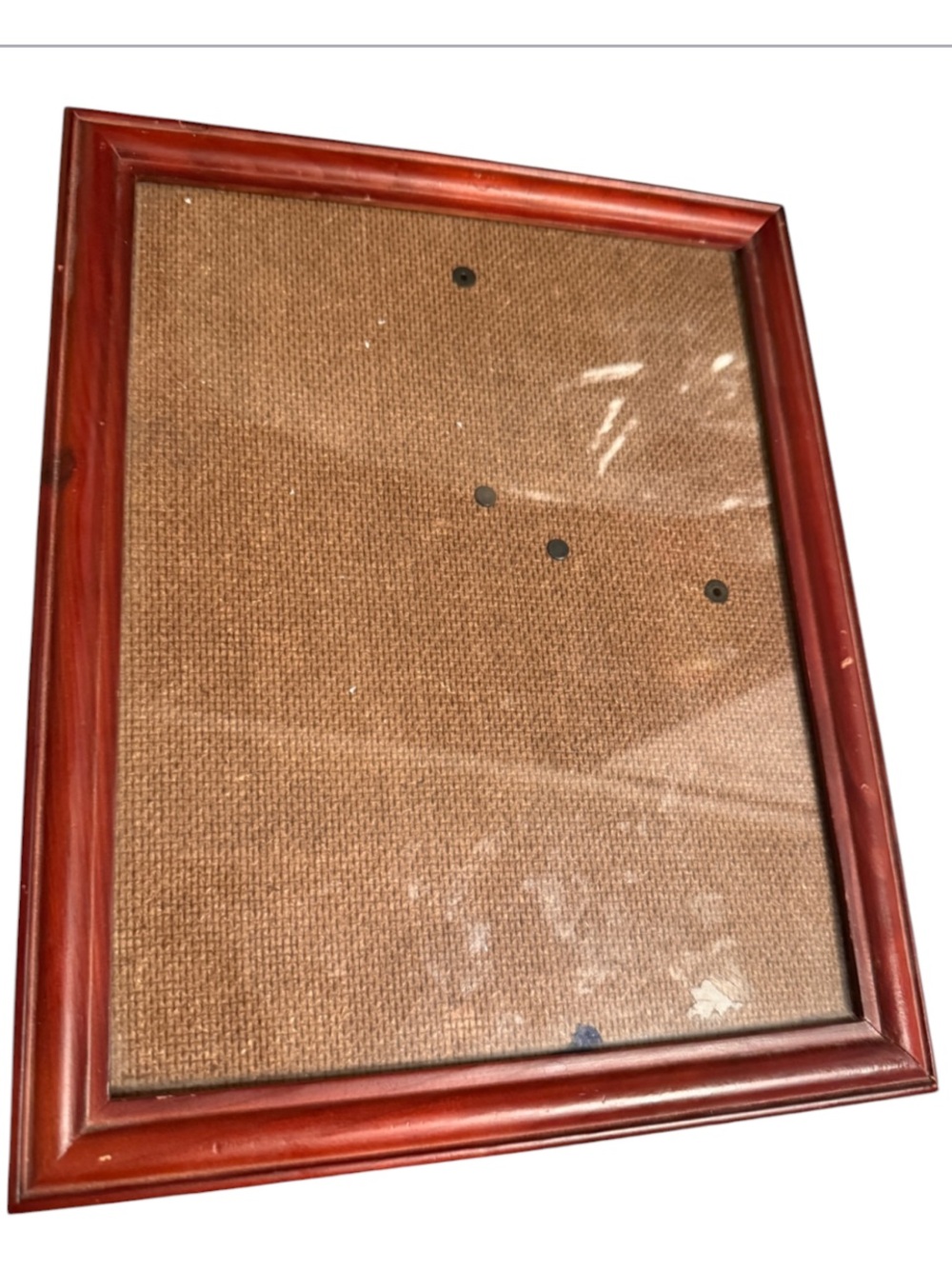Red Wood-Frame Cork Board - Home Accents